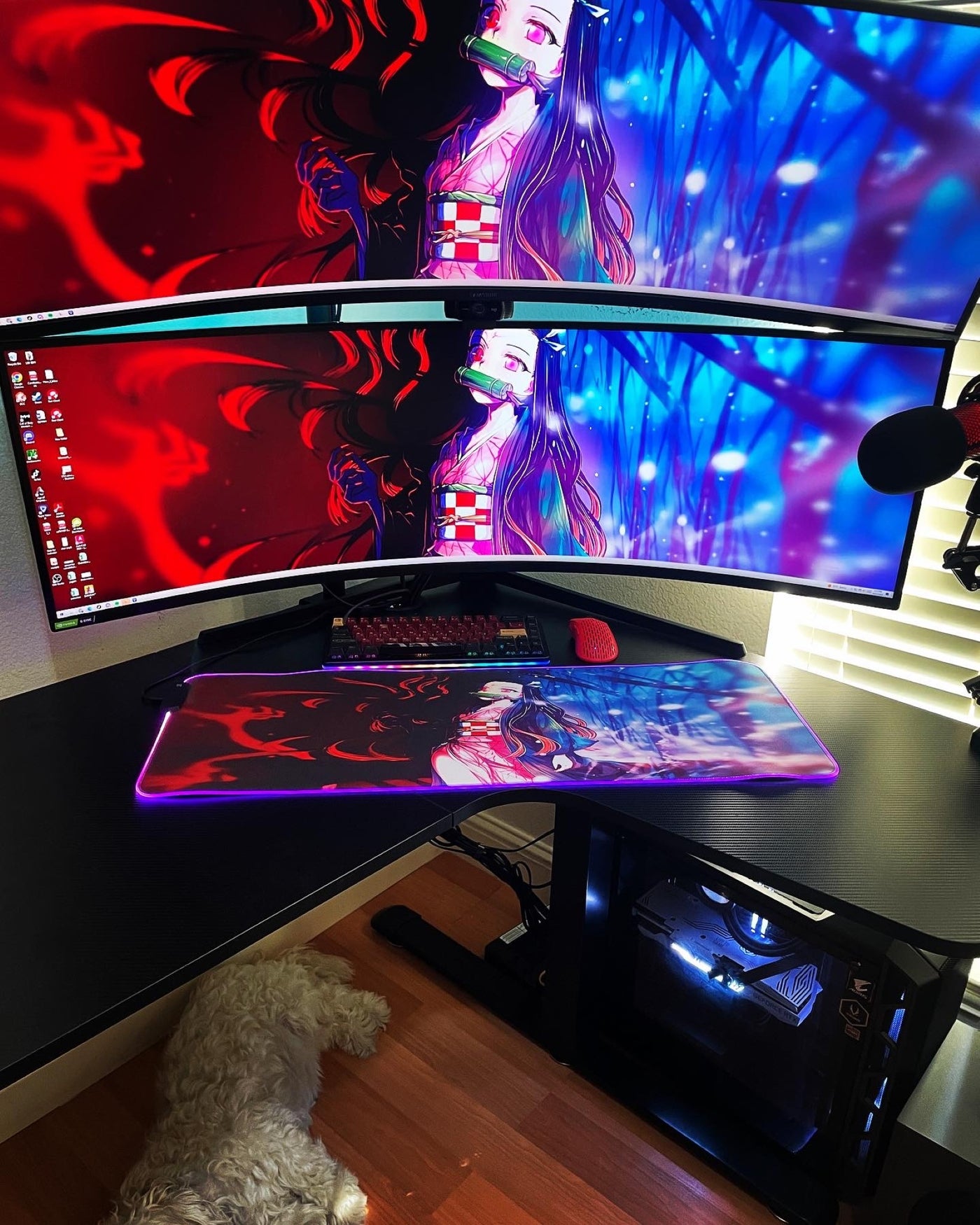 Demon Slayer Mouse Pad XXL RGB