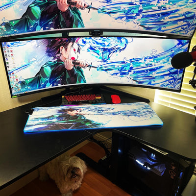 anime gaming mouse pad