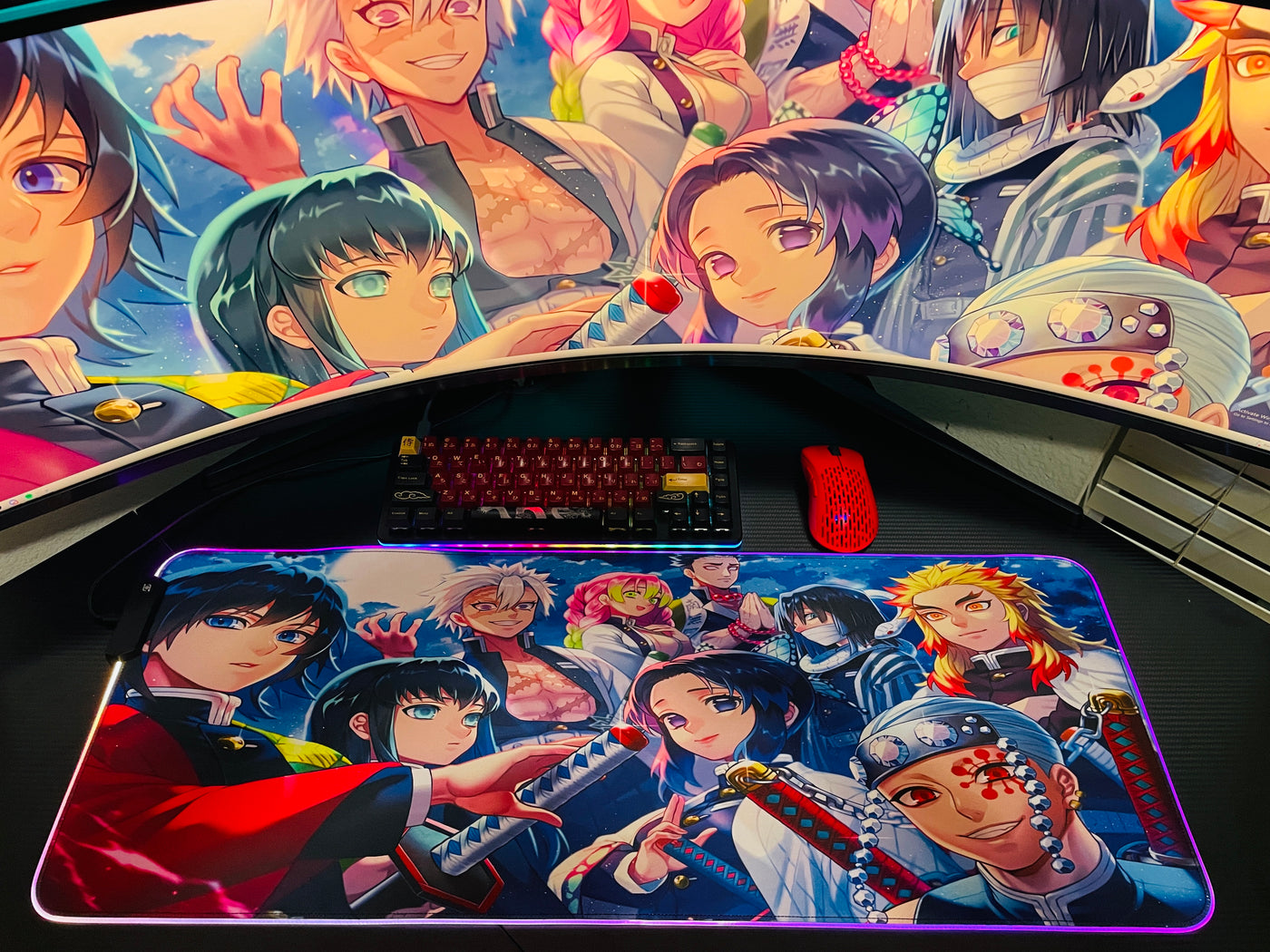 anime desk mat